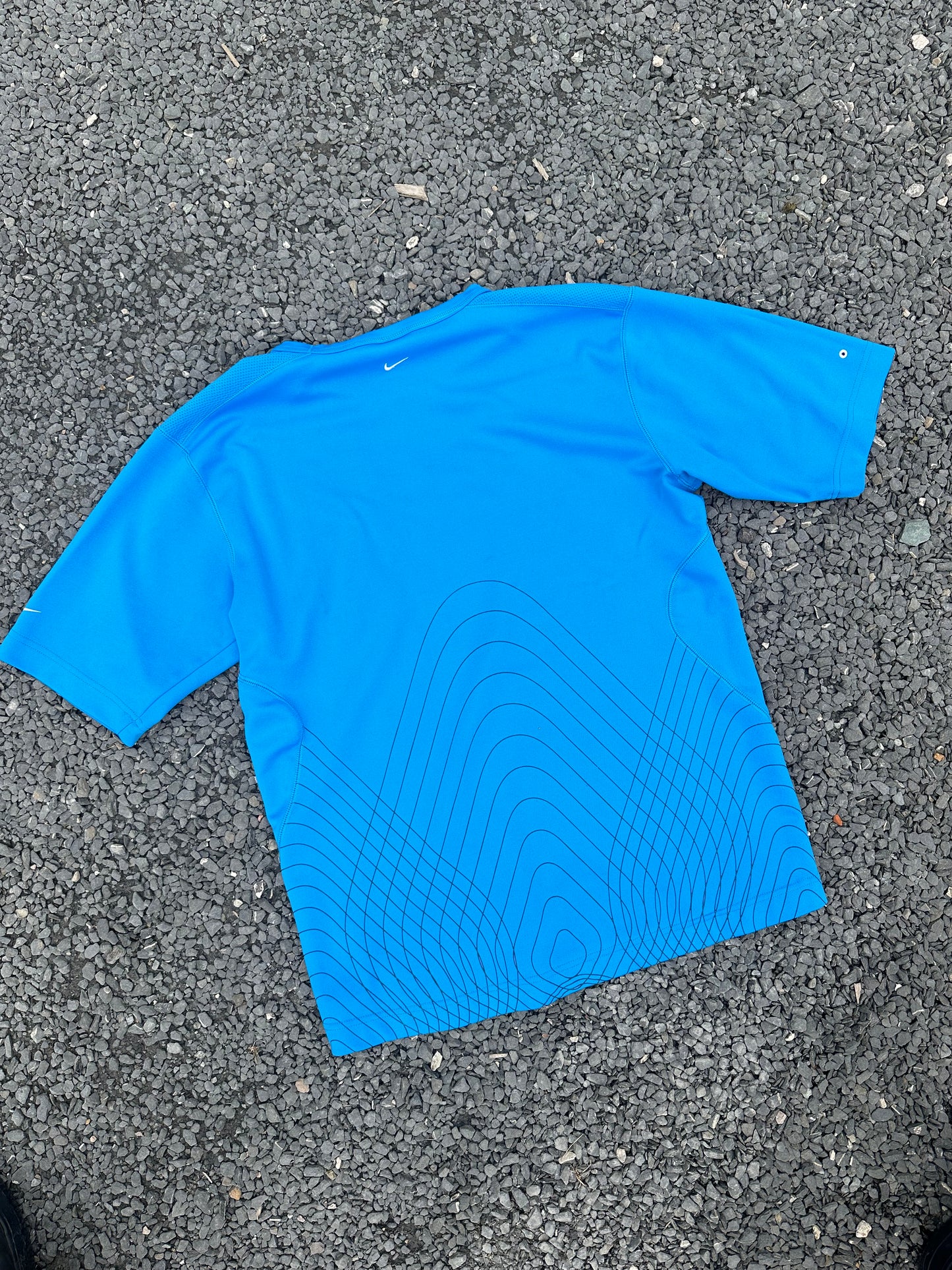 RARE 00s Nike Air Max T-Shirt Blue