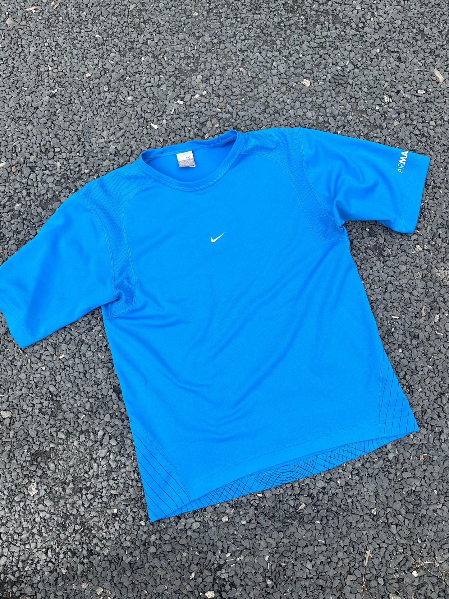 RARE 00s Nike Air Max T-Shirt Blue